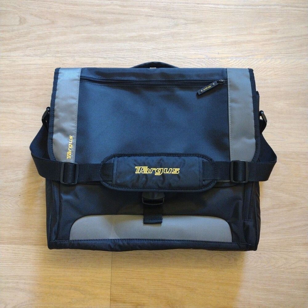 Targus CityGear Laptop Messenger Case Bag TCG200 Nylon 17" Shoulder Strap Handle - Picture 1 of 16